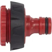 Kreator KRTGR6022 Kraanstuk 26,5mm (G 3/4") en 33,3mm (G 1") voor koppeling tuinslang