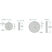 Oxloc Verhoger Zwart Rubber 83X12mm