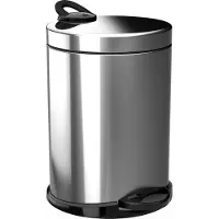 Meliconi Pedaalemmer - 5 l - RVS - Zilver