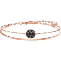 Swarovski Ginger Bangle Crystal Silver Night Armband 5389046 (Lengte: 18.50 cm)
