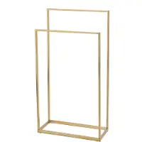 Aquanova Yuri Handdoekrek Staand 45x20x83cm Mat Goud YURTLH-127
