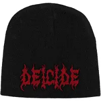 Deicide Beanie - Logo - zwart - Maat Standard