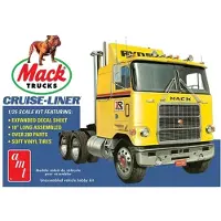 AMT Modelbouwpakket Landbouwvoertuigen - 1062 Mack Cruise-Liner Semi Tractor Plastic - 1:25 - Modelbouw