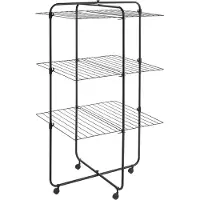 Metaltex Dijon Droogrek 3 Etage 33 m 64x72x123 cm Zwart