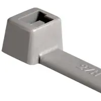 Hellermanntyton 116-08018 T80R-PA66-GY Kabelbinder Grijs 100 stuk(s)