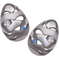 Orphelia Dames 925 Sterling Zilveren Oorbellen - Zilver ZO-5910