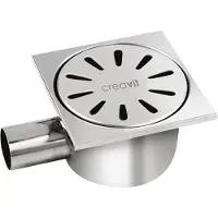 Boss & Wessing Doucheput BWS RVS 150x150mm Zijuitlaat