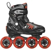 Roces Inline skate Moody Boy TIF Zwart Rood-Schoenmaat 36 - 40