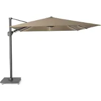 Platinum Zweefparasol Challenger T2 Glow Taupe (300 x 300 cm)