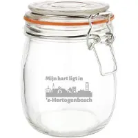 Vogue Gegraveerde Weckpot 0.75 ltr. Den Bosch