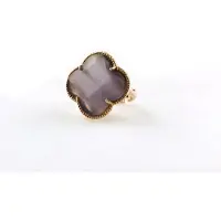 Sophie model Fiori ring in zilver roos verguld paars