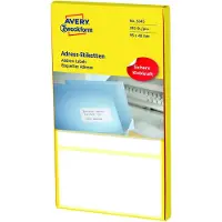 Avery Zweckform AVERY Adresetiketten 3345 Permanent klevend Wit 95 x 48 mm 94 Vellen à 3 Etiketten