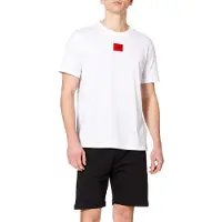 HUGO Shirt 'Diragolino212' lichtrood / zwart / wit