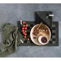 Knit Factory Keukendoek Uni - Oker - 50x50 cm