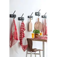 Knit Factory Keukendoek Block - Ecru/Oker - 50x50 cm