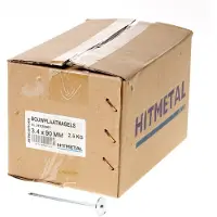 Hitmetal Bouwplaatnagel 3,4X90Mm Verz Pak 2,5Kg