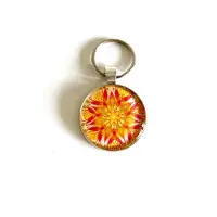 LYSEL Handmade Sleutelhanger Mandala Doorbreken