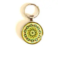 LYSEL Handmade Sleutelhanger Mandala Perfecte Imperfectie