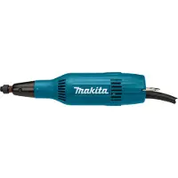 Makita GD0603 rechte slijper 6 mm 240 watt met accessoires 2 slijpstiften