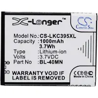 123accu LG BL-40MN / EAC61700902 accu (1000 mAh, huismerk)