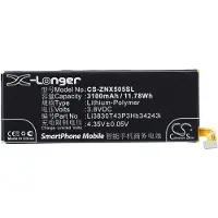 123accu ZTE Li3830T43P3Hb34243i accu (3100 mAh, huismerk)