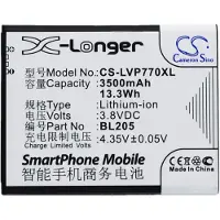 123accu Lenovo BL205 accu (3500 mAh, huismerk)