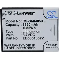 123accu Samsung EB505165YZ / EB505165YZBS accu (1850 mAh, huismerk)
