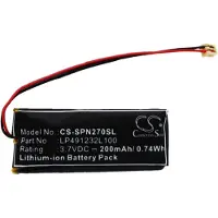 123accu Sony LP491232L100 accu (200 mAh, huismerk)