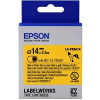Epson LK-6YBA14 krimpkous zwart op geel 14mm (origineel)