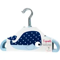 3 Sprouts - Hangers - Blue Whale