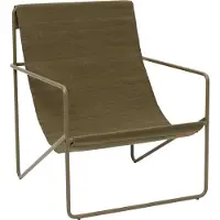 Ferm Living Desert Loungestoel Olive | Olive