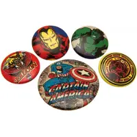Pyramid Captain America Buttons Marvel Badge Pack