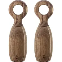 Bloomingville peper- en zoutmolen hout 21 cm.