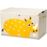 3 Sprouts Aufbewahrungskiste m. Deckel – 61 x 37 x 38 cm – Rhino - - One Size - Aufbewahrung