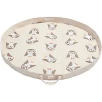 3 Sprouts - Play Mat Bag - White Owl