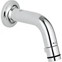 GROHE wand fonteinkraan met L-uitloop 10 cm Chroom