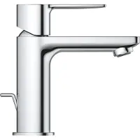 GROHE Lineare New Wastafelkraan XS - Extra lage uitloop - Met trekwaste - Energiebesparend - Chroom