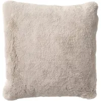 Dutch decor - ZAYA - Kussenhoes 45x45 cm - bontlook - effen kleur - Pumice Stone - beige