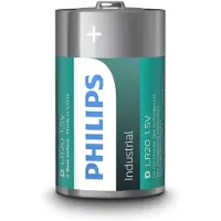 Philips Industrial Alkaline D/LR20 - Batterijen - 10 stuks