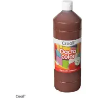 Creall acrylverf speelgoed 500 ml donkerbruin voor kinderen.