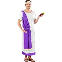 TecTake dressforfun - herenkostuum keizer Marcus Aurelius - M - Verkleedkleding carnaval - Halloween - Verkleden - Feestkleding - Carnavalskleding - Feest - Partykleding