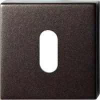 GPF bouwbeslag Sleutelrozet 50x50x8 mm Dark blend