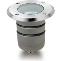 LEDS-C4 Waterbestendige inbouwlamp AQUA, alu / grijs / zink, Roestvrij staal, Modern
