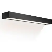 DECOR WALTHER Badkamerlamp Box 60 N LED Wandmodel Mat Zwart 2700 Kelvin