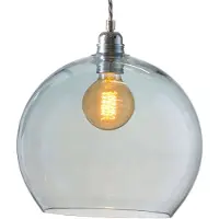 Ebb & Flow Rowan Hanglamp Topaz Blue | Silver | Ø 28 cm E27 IP20