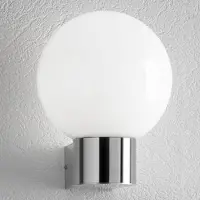 CMD Wandlamp buiten Kekoa, chroom / zilver, Roestvrij staal, Modern