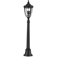 Elstead Lighting Elstead English Bridle buitenlamp, staande, E14, 3-voudig, 118 cm, zwart, IP44