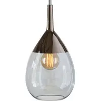Ebb & Flow Lute Hanglamp Topaz Blue | Platinum | Ø: 22 cm E27