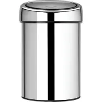 Brabantia Touch Bin 3 Liter Brilliant Steel