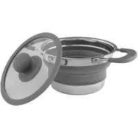 Eurotrail Pan met deksel Medium - Grey